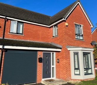 house upvc respray front dark